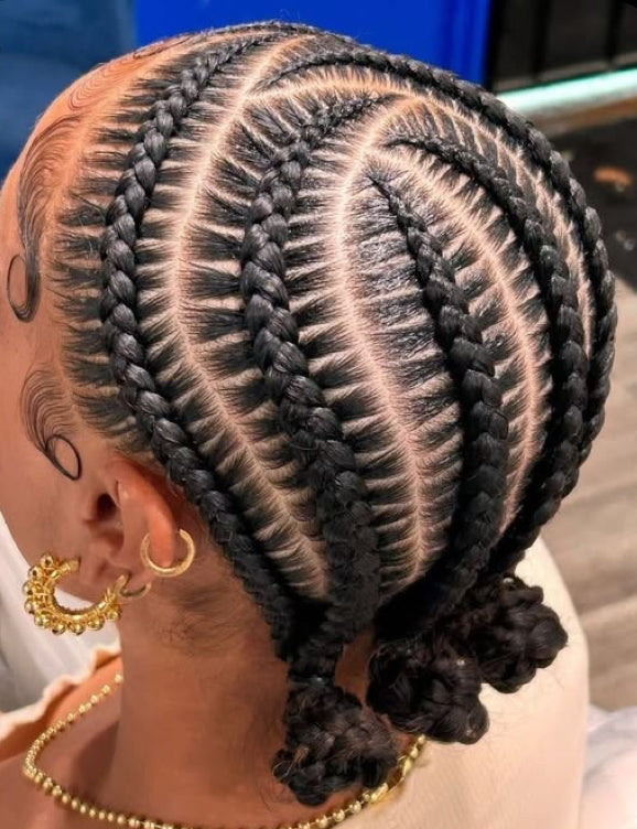 Feed-In Cornrows